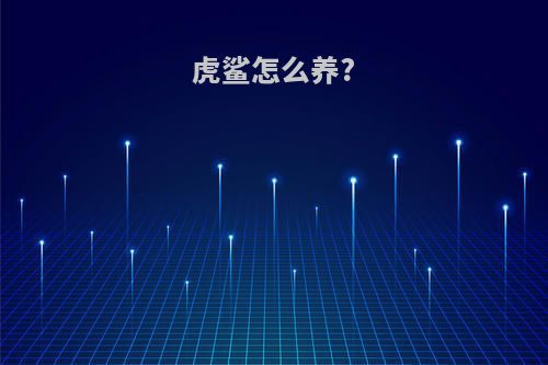 虎鲨怎么养?
