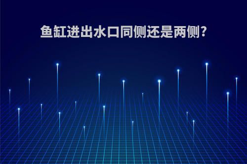 鱼缸进出水口同侧还是两侧?