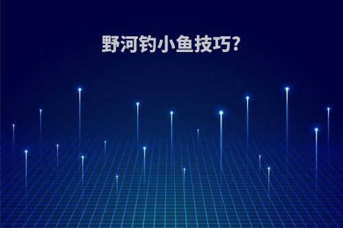野河钓小鱼技巧?