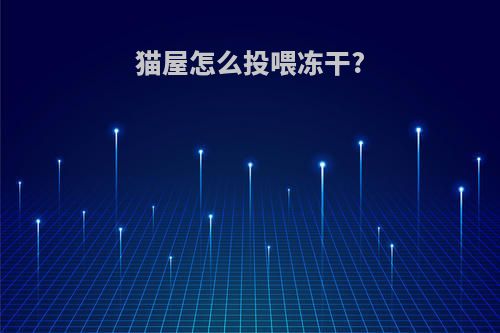 猫屋怎么投喂冻干?