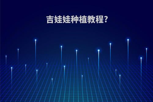 吉娃娃种植教程?
