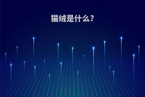 猫绒是什么?