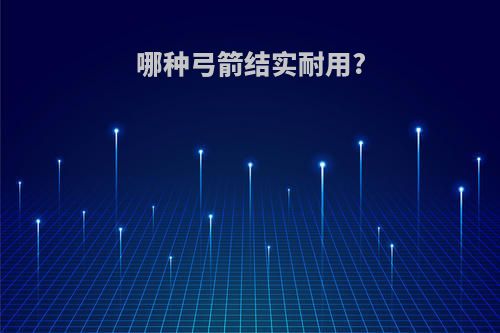 哪种弓箭结实耐用?