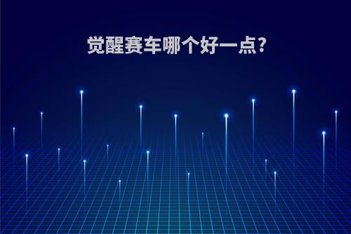 觉醒赛车哪个好一点?