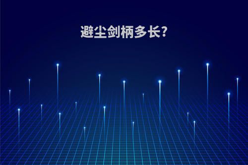 避尘剑柄多长?