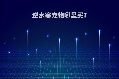 逆水寒宠物哪里买?