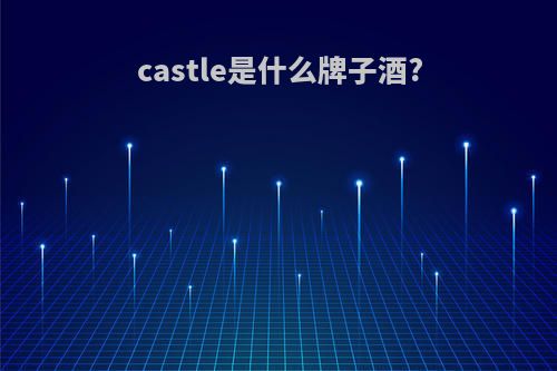 castle是什么牌子酒?